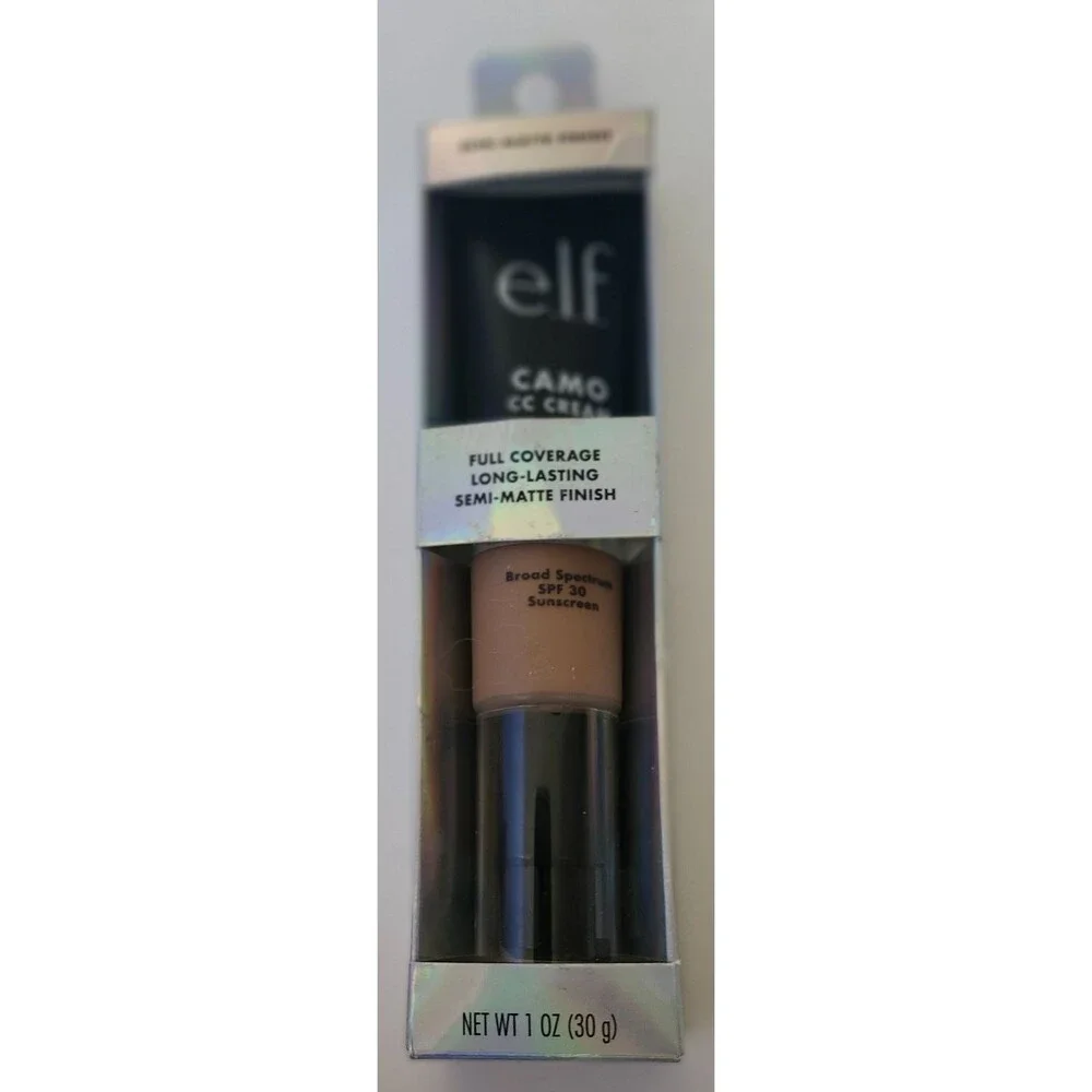 Elf Camo CC Cream Foundation Color Correct SPF30~ Tan 415 C ~1z/30g Exp Dec 26